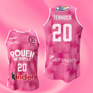 Maillot Octobre Rose - Onnessa Tennock (Taille L) avec Short