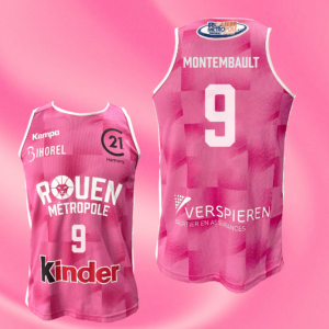 Maillot Octobre Rose - Sarah Montembault (Taille M) avec Short